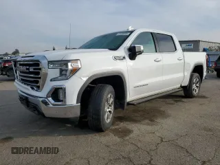 2020 GMC Sierra 1500 SLT with VIN 3GTP8DED9LG386993, listed as a Copart auction lot 41438245 with 52,946 mi miles and Salvage title. Bid and sale history available at DreamBid. Image 1.