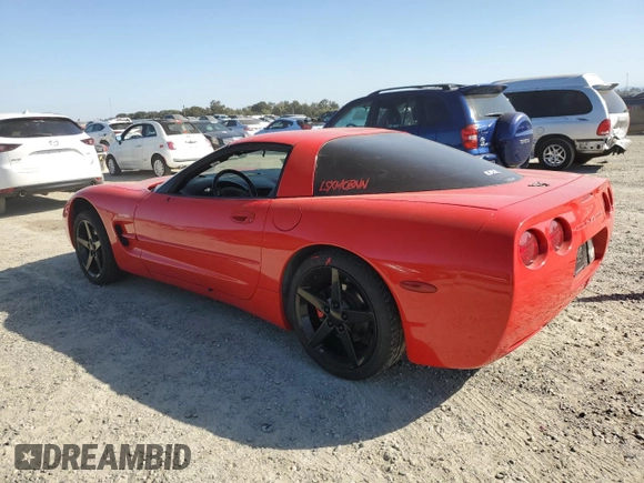 2001 Chevrolet Corvette with VIN 1G1YY22G815100474, listed as a Copart auction lot 73647154 with 0 mi miles and Salvage Title. Bid and sale history available at carsss.com. Image 2.