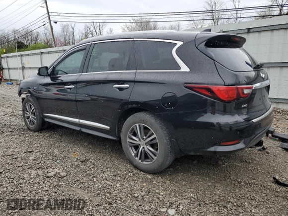 2020 Infiniti QX60 Luxe with VIN 5N1DL0MM6LC517551, listed as a Copart auction lot 50402165 with 56,061 mi miles and Salvage Title. Bid and sale history available at DreamBid. Image 2.