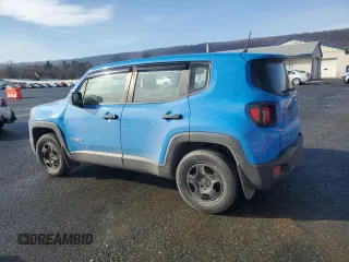 2015 Jeep Renegade Sport with VIN ZACCJBAT5FPB25299, listed as a Copart auction lot 43373395 with 54,867 mi miles and Salvage Title. Bid and sale history available at DreamBid. Image 2.