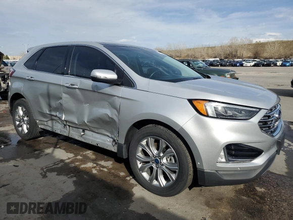 2019 Ford Edge Titanium with VIN 2FMPK4K95KBB56706, listed as a Copart auction lot 52135685 with 72,471 mi miles and Salvage Title. Bid and sale history available at carsss.com. Image 4.