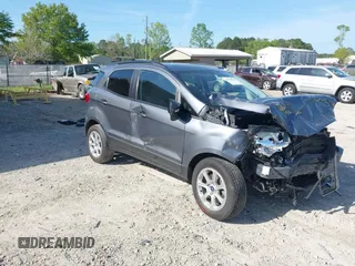 2020 Ford EcoSport SE with VIN MAJ3S2GE1LC335572, listed as a IAAI auction lot 41994963 with 54,530 mi miles and . Bid and sale history available at DreamBid. Image 1.