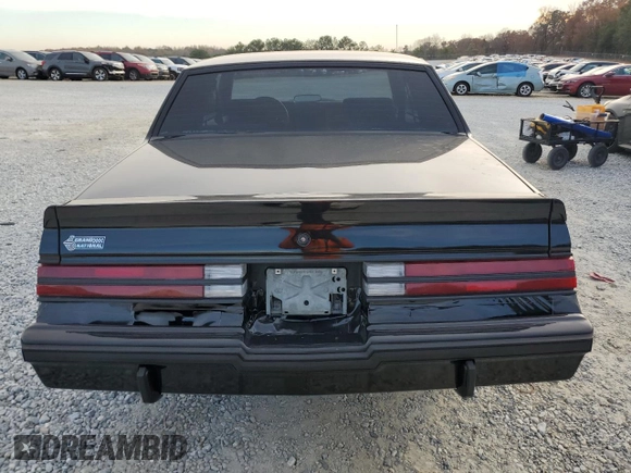 1987 Buick Regal with VIN 1G4GJ1174HP443571, listed as a Copart auction lot 83341634 with 53,709 mi miles and Salvage Title. Bid and sale history available at DreamBid. Image 6.