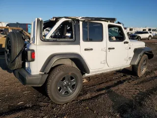 2021 Jeep Wrangler Unlimited Sport with VIN 1C4HJXDN2MW556893, listed as a Copart auction lot 41532205 with 52,891 mi miles and Salvage title. Bid and sale history available at DreamBid. Image 3.