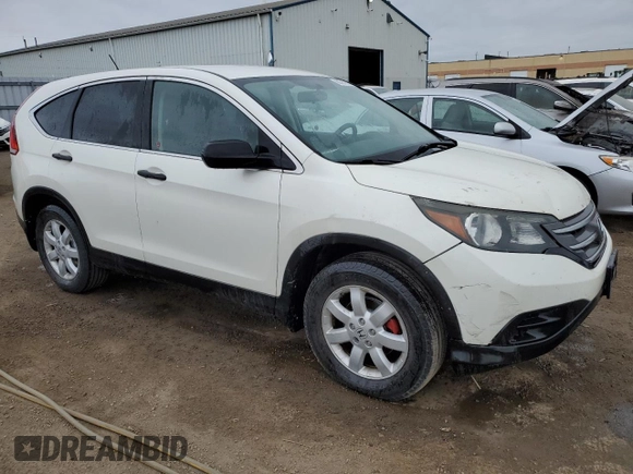 2013 Honda CR-V LX with VIN 2HKRM3H34DH001222, listed as a Copart auction lot 60597935 with 301,891 mi miles and Clean title. Bid and sale history available at DreamBid. Image 4.