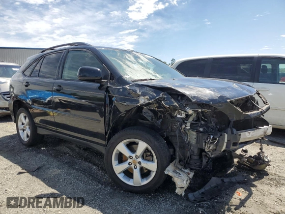 2005 Lexus RX 330 z VIN 2T2GA31UX5C031926, wystawiony jako Copart lot #57992015 z przebiegiem 216 623 mil mil oraz Szkoda całkowita • Salvage title. Historia ofert i sprzedaży dostępna na DreamBid. Obrazek 4.