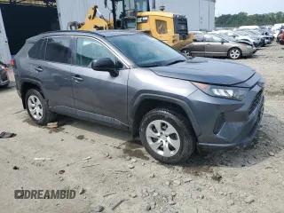 2021 Toyota RAV4 LE with VIN 2T3F1RFV0MC206839, listed as a Copart auction lot 60521145 with 54,314 mi miles and Salvage title. Bid and sale history available at DreamBid. Image 4.