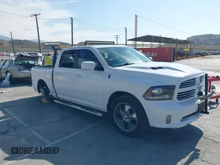 2014 Ram 1500 Sport with VIN 1C6RR6MT7ES366416, listed as a IAAI auction lot 42508544 with 160,139 mi miles and . Bid and sale history available at DreamBid. Image 1.