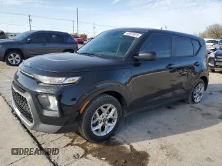2020 Kia Soul S with VIN KNDJ23AU0L7725434, listed as a Copart auction lot 48863035 with 34,187 mi miles and Salvage Title. Bid and sale history available at carsss.com. Image 1.
