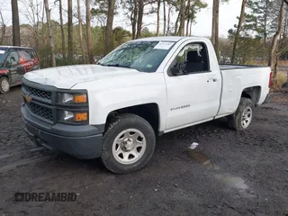 2015 Chevrolet Silverado 1500 Work Truck with VIN 1GCNCPEH6FZ345140, listed as a IAAI auction lot 41471183 with 130,686 mi miles and . Bid and sale history available at DreamBid. Image 2.
