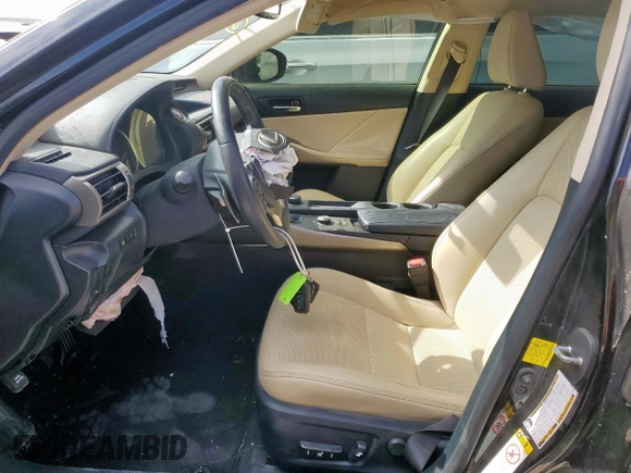 2015 Lexus IS 250 с VIN JTHBF1D29F5060748, выставлен на аукционе Copart как лот 61601625 с пробегом 53 394 миль миль и Списание • Salvage title. История ставок и продаж доступна на DreamBid. Изображение 7.