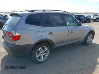 2005 BMW X3 3.0i with VIN WBXPA93435WD10068, listed as a IAAI auction lot 42083230 with 236,394 mi miles. Bid and sale history available at carsss.com. Image 4.