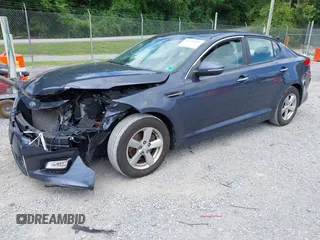 2015 Kia Optima LX with VIN 5XXGM4A75FG433164, listed as a IAAI auction lot 42537071 with 147,214 mi miles and . Bid and sale history available at DreamBid. Image 2.