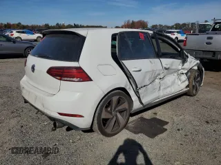 2020 Volkswagen Golf GTI S with VIN 3VW6T7AU4LM010153, listed as a Copart auction lot 73808063 with 44,502 mi miles and Salvage Title. Bid and sale history available at carsss.com. Image 3.