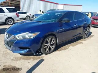 2016 Nissan Maxima 3.5 SR with VIN 1N4AA6AP6GC398426, listed as a IAAI auction lot 41468260 with 153,716 mi miles. Bid and sale history available at carsss.com. Image 17.