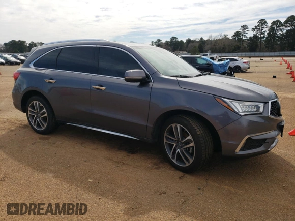 2018 Acura MDX Advance with VIN 5J8YD4H87JL007795, listed as a Copart auction lot 48009885 with Not Provided miles and Salvage Title. Bid and sale history available at carsss.com. Image 4.