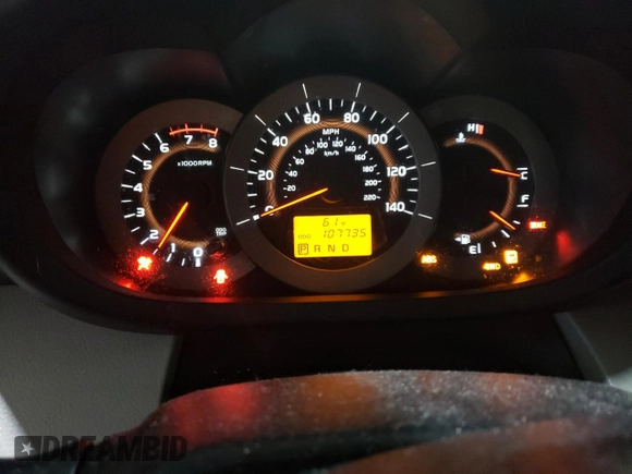 2009 Toyota RAV4 with VIN JTMBF33V295006771, listed as a Copart auction lot 50068675 with 107,735 mi miles and Clean Title. Bid and sale history available at carsss.com. Image 9.