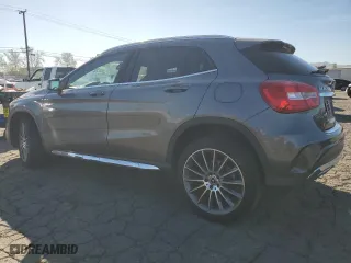 2018 Mercedes-Benz GLA with VIN WDCTG4EB9JJ414149, listed as a Copart auction lot 50542435 with 105,179 mi miles and Salvage Title. Bid and sale history available at carsss.com. Image 2.
