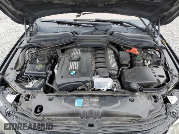 2008 BMW 5 Series 528i with VIN WBANU53588CT03677, listed as a Copart auction lot 49956525 with 183,194 mi miles and Salvage Title. Bid and sale history available at carsss.com. Image 11.
