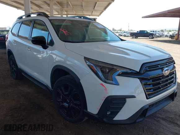 2024 Subaru Ascent Onyx with VIN 4S4WMAHD0R3408596, listed as a IAAI auction lot 42507992 with 20,346 mi miles and . Bid and sale history available at DreamBid. Image 1.