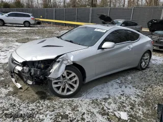 2014 Hyundai Genesis Coupe 2.0T R-Spec with VIN KMHHT6KD1EU118938, listed as a Copart auction lot 46115545 with 155,209 mi miles and Salvage Title. Bid and sale history available at carsss.com. Image 1.