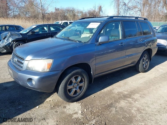 2005 Toyota Highlander with VIN JTEDP21AX50087344, listed as a IAAI auction lot 41832299 with 278,329 mi miles. Bid and sale history available at carsss.com. Image 2.