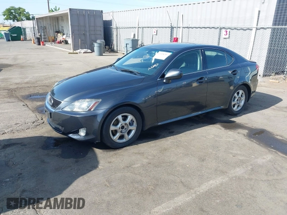 2006 Lexus IS 250 with VIN JTHBK262X65017860, listed as a IAAI auction lot 42498287 with 211,178 mi miles and . Bid and sale history available at DreamBid. Image 2.