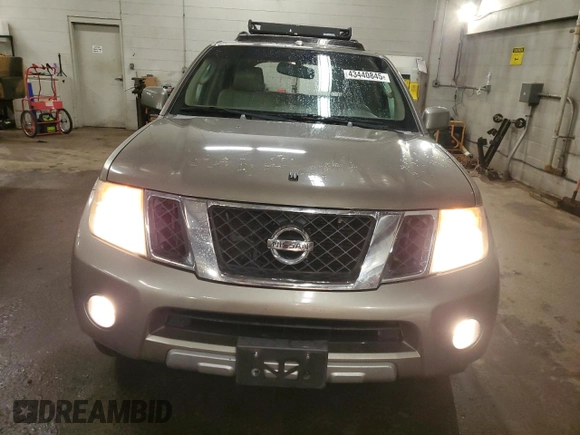 2008 Nissan Pathfinder LE with VIN 5N1BR18B08C615017, listed as a Copart auction lot 43440845 with 163,798 mi miles and Salvage Title. Bid and sale history available at carsss.com. Image 5.