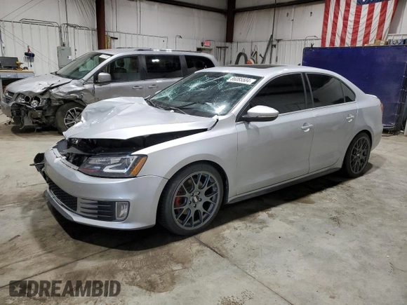 2015 Volkswagen Jetta Sedan 2.0T GLI SE with VIN 3VW5T7AJ1FM348065, listed as a Copart auction lot 86085504 with 98,868 mi miles and Salvage Title. Bid and sale history available at carsss.com. Image 1.