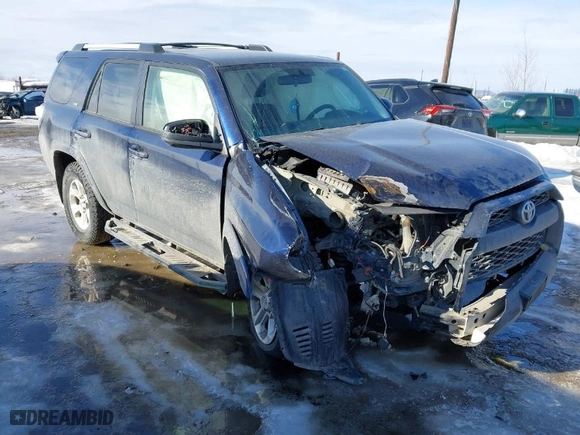2019 Toyota 4Runner SR5 with VIN JTEBU5JR3K5667654, listed as a IAAI auction lot 41902198 with 53,182 mi miles. Bid and sale history available at carsss.com. Image 1.