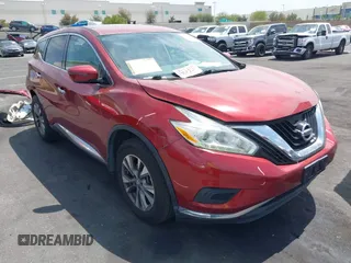 2016 Nissan Murano SL z VIN 5N1AZ2MH9GN169500, wystawiony jako IAAI lot #42013007 z przebiegiem 80 902 mil mil oraz . Historia ofert i sprzedaży dostępna na DreamBid. Obrazek 1.