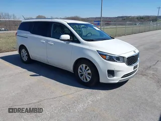 2017 Kia Sedona LX with VIN KNDMB5C18H6310158, listed as a IAAI auction lot 41808613 with 169,383 mi miles. Bid and sale history available at carsss.com. Image 1.