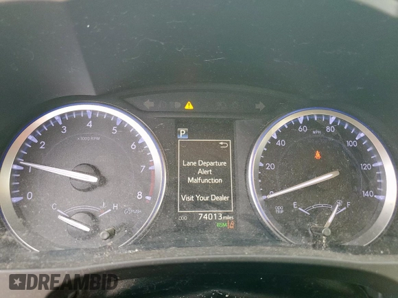 2018 Toyota Highlander SE with VIN 5TDKZRFH2JS540769, listed as a Copart auction lot 56658585 with 74,013 mi miles and Salvage title. Bid and sale history available at DreamBid. Image 9.
