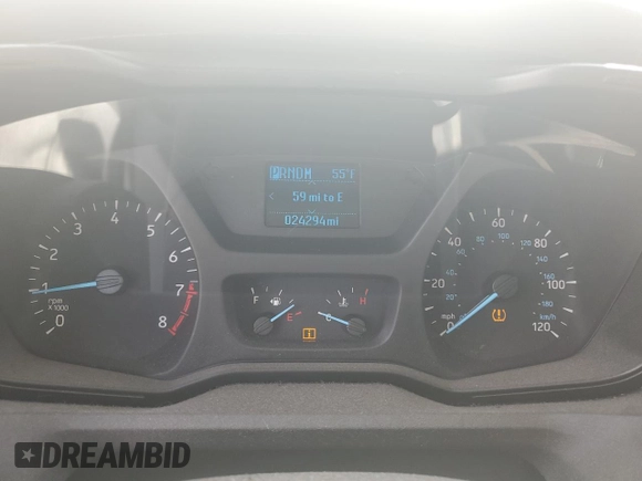 2019 Ford Transit with VIN 1FTYR2CM9KKB70898, listed as a Copart auction lot 48930885 with 24,294 mi miles and Salvage Title. Bid and sale history available at carsss.com. Image 8.