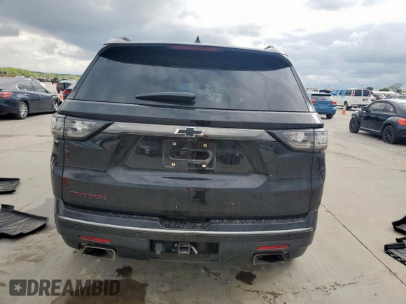 2019 Chevrolet Traverse Premier with VIN 1GNERKKW4KJ256543, listed as a Copart auction lot 51206545 with 89,490 mi miles and Clean title. Bid and sale history available at DreamBid. Image 6.