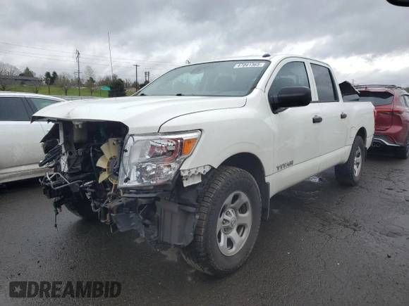 2021 Nissan Titan S with VIN 1N6AA1EC9MN529818, listed as a Copart auction lot 47041365 with 70,273 mi miles and Salvage title. Bid and sale history available at DreamBid. Image 1.