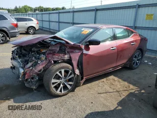 2017 Nissan Maxima SL with VIN 1N4AA6AP1HC437781, listed as a Copart auction lot 59335525 with Not provided miles and Salvage title. Bid and sale history available at DreamBid. Image 1.