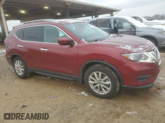 2020 Nissan Rogue SV with VIN 5N1AT2MT4LC815487, listed as a Copart auction lot 46186565 with 67,345 mi miles and Salvage Title. Bid and sale history available at carsss.com. Image 4.