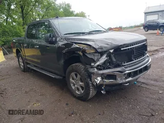 2019 Ford F-150 XL with VIN 1FTEW1E44KKD43553, listed as a IAAI auction lot 42296838 with 81,074 mi miles and . Bid and sale history available at DreamBid. Image 1.