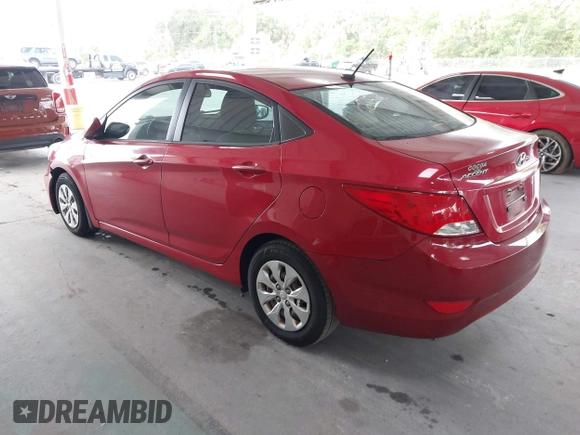 2015 Hyundai Accent GLS with VIN KMHCT4AE2FU888995, listed as a IAAI auction lot 42145256 with 160,918 mi miles. Bid and sale history available at carsss.com. Image 3.
