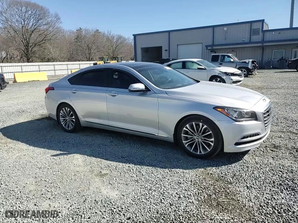 2015 Hyundai Genesis 3.8L with VIN KMHGN4JE1FU052090, listed as a Copart auction lot 46109425 with 70,277 mi miles and Salvage Title. Bid and sale history available at carsss.com. Image 11.