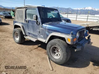 2006 Jeep Wrangler Sport with VIN 1J4FA49S26P775297, listed as a Copart auction lot 48072125 with 0 mi miles and Salvage Title. Bid and sale history available at carsss.com. Image 4.
