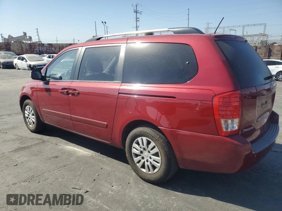 2011 Kia Sedona LX with VIN KNDMG4C75B6410550, listed as a Copart auction lot 76997744 with 74,659 mi miles and Salvage Title. Bid and sale history available at carsss.com. Image 2.