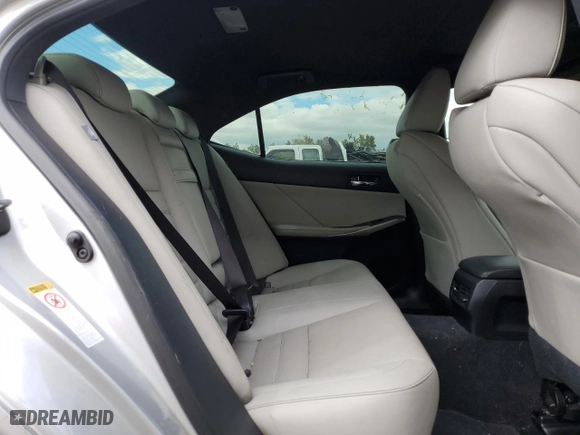 2015 Lexus IS 250 with VIN JTHBF1D20F5046219, listed as a Copart auction lot 71293954 with 111707 miles and Salvage Title. Bid and sale history available at carsss.com. Image 10.
