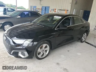 2022 Audi A3 Premium with VIN WAUAUDGY1NA033342, listed as a Copart auction lot 76313624 with 21,165 mi miles and Non Repairable. Bid and sale history available at carsss.com. Image 1.
