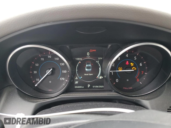 2017 Jaguar XF 35t Prestige with VIN SAJBE4BV2HCY37158, listed as a Copart auction lot 41450445 with 94,800 mi miles and Salvage Title. Bid and sale history available at carsss.com. Image 9.