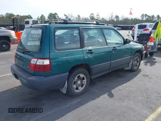2001 Subaru Forester L with VIN JF1SF635X1H717371, listed as a IAAI auction lot 41719771 with 221,590 mi miles. Bid and sale history available at carsss.com. Image 4.