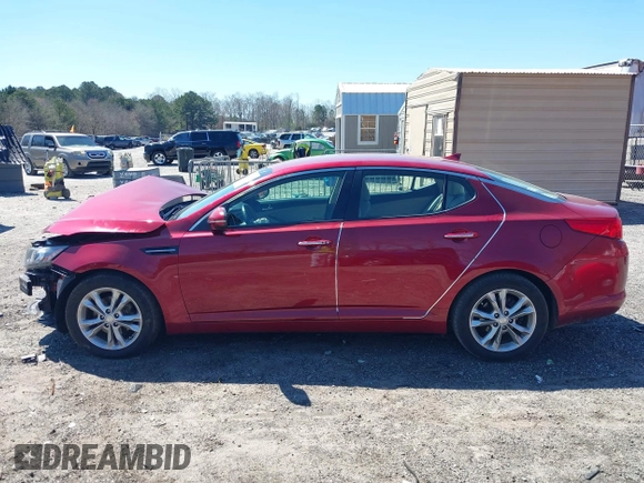 2013 Kia Optima EX with VIN 5XXGN4A70DG242438, listed as a IAAI auction lot 41812356 with 105,000 mi miles. Bid and sale history available at carsss.com. Image 15.