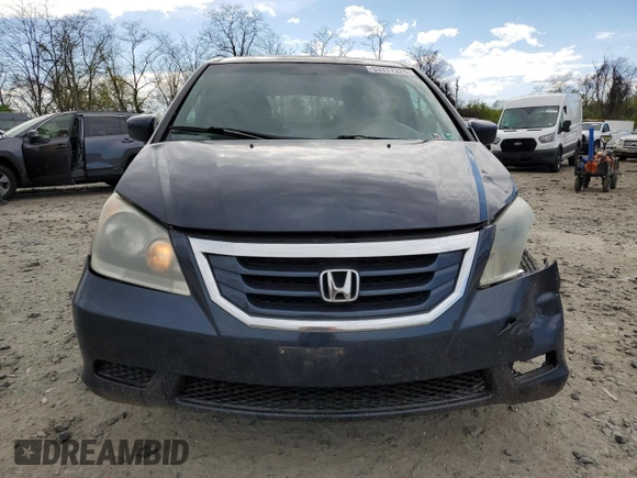 2010 Honda Odyssey EX-L with VIN 5FNRL3H68AB109091, listed as a Copart auction lot 53377325 with 208,820 mi miles and Salvage Title. Bid and sale history available at carsss.com. Image 5.