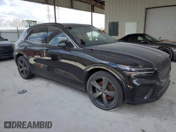 2022 Genesis GV70 2.5T with VIN KMUMADTB5NU034130, listed as a Copart auction lot 55062135 with Not Provided miles and Salvage Title. Bid and sale history available at DreamBid. Image 4.